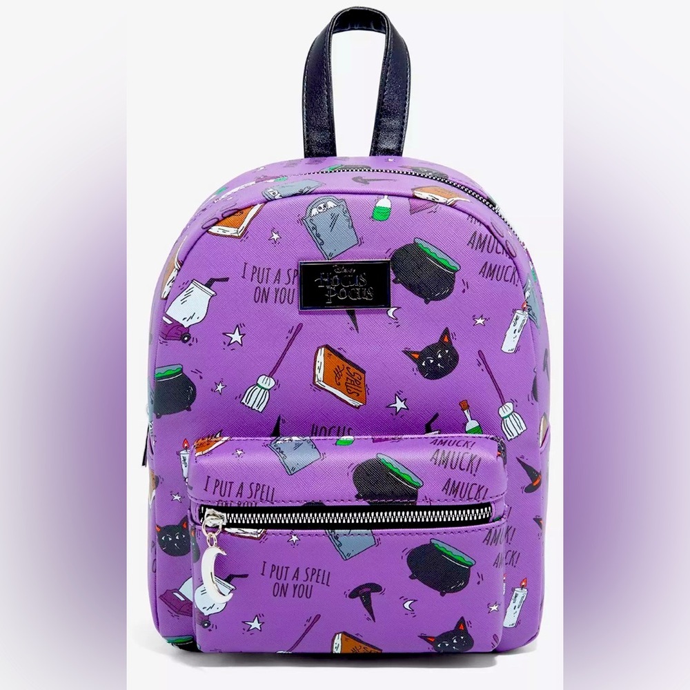 Disney Bioworld Hocus Pocus Icons Mini Backpack NWT​
